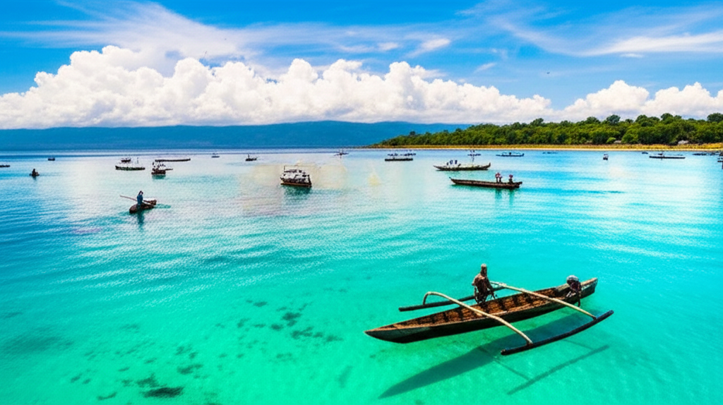 Lake Malawi crystal clear waters